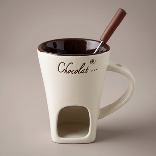 CocoMelt™ Ceramiczny Kubek Fondue do Czekolady