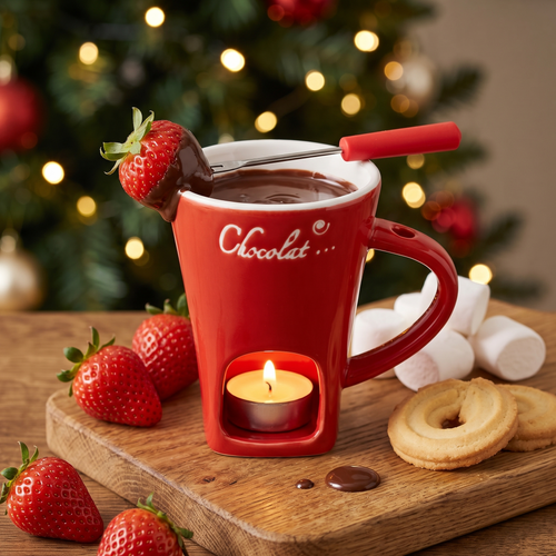 CocoMelt™ Ceramiczny Kubek Fondue do Czekolady